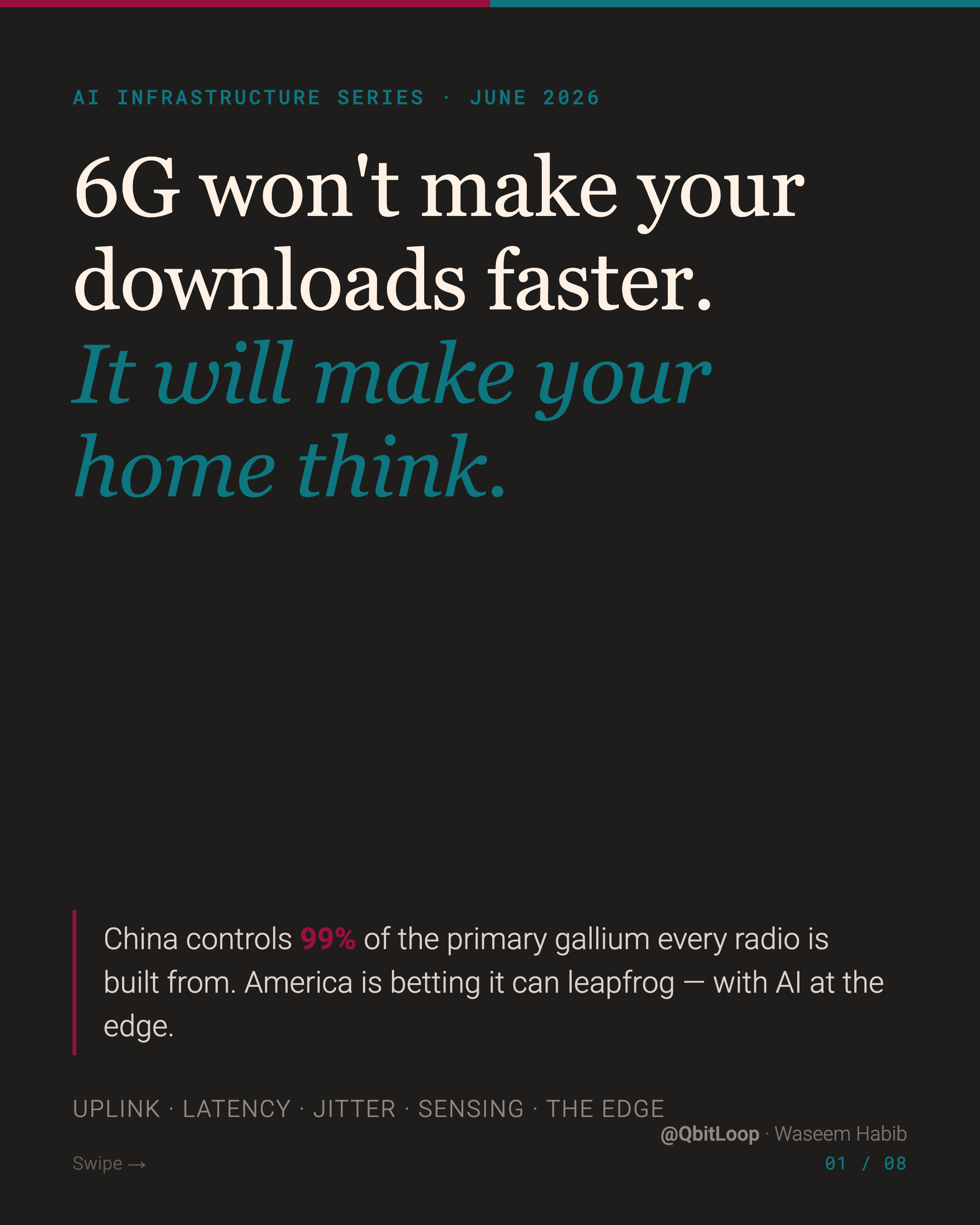 6G won't make your downloads faster. It will make your home think.